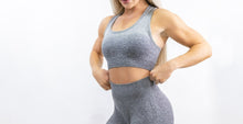 Load image into Gallery viewer, KBody Ombre Sports Bra - Thunder Grey