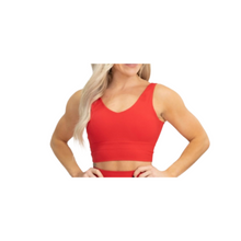 Load image into Gallery viewer, KBody V Shape Sports Bra -Red
