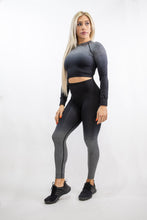 Load image into Gallery viewer, KBody Ombre Leggings - Black Thunder
