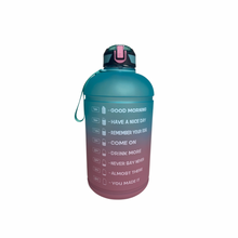 Load image into Gallery viewer, KBody Gallon Water Bottles Teal/Pink
