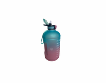 Load image into Gallery viewer, KBody Gallon Water Bottles Teal/Pink
